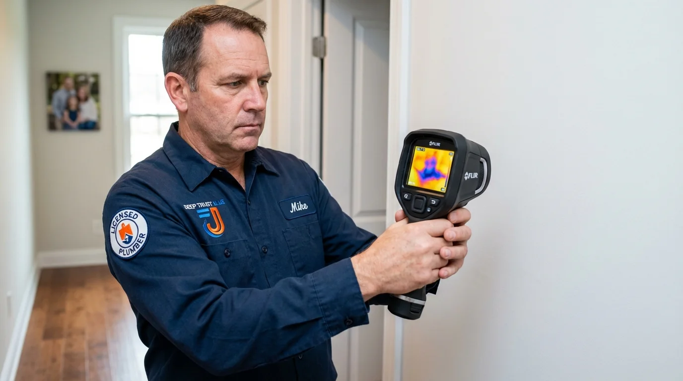 Thermal imaging leak detection by Johns Plumbing LLC in Astatula